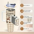 thumbnail image 4 of Birthday Gifts for Women, Funny Tumbler Gifts for Coffee Lovers, Best Gnome Gift Ideas, 40 Oz Tumbler with Handle Lid and Straw, 4 of 6