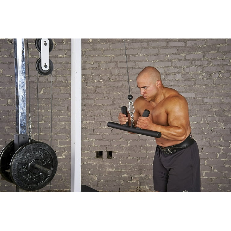 Bicep Tricep Cable Machine Bar Set Armageddon