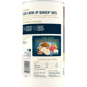 (12 pack) (12 pack) Quaker Oats Old Fashioned 100% Whole Grain Oatmeal, 18 oz Canister