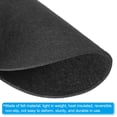thumbnail image 4 of Uxcell Plant Coasters, 9 Pack Round Felt Flowerpot Drip Pad Mat, Black (8", 10", 12"), 4 of 7