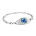 thumbnail image 1 of MedicEngraved Bracelet Médical en Acier Inoxydable 316L avec Émail et Étiquette Médicale - Gravure Médicale Incluse, 1 of 7