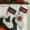 thumbnail image 3 of Personalized Dog Paw, Cat Paw and Snowflake Christmas Stockings, 3 of 3