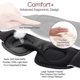 thumbnail image 3 of Máscara para dormir con bloqueo de luz para hombres y mujeres, protección para los ojos para viajes, siestas y sueño nocturno, cómoda y transpirable, color blanco, 3 of 5