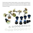 thumbnail image 4 of Eigraketly 9 piezas eje moleteado cónico lineal funcionamiento Simple potenciómetro resistencia resistente al desgaste codificador frecuencia de Herramientas eléctricas, 4 of 6