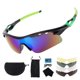 thumbnail image 1 of Gafas de montar Unique Bargains 1 juego de gafas de sol para motocross, lente verde tono plateado, marco negro verde, 1 of 7