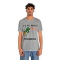 thumbnail image 3 of Amputee Humor TShirt “Turtle Finish Line V1” Crew Neck Funny Shirt, 3 of 5
