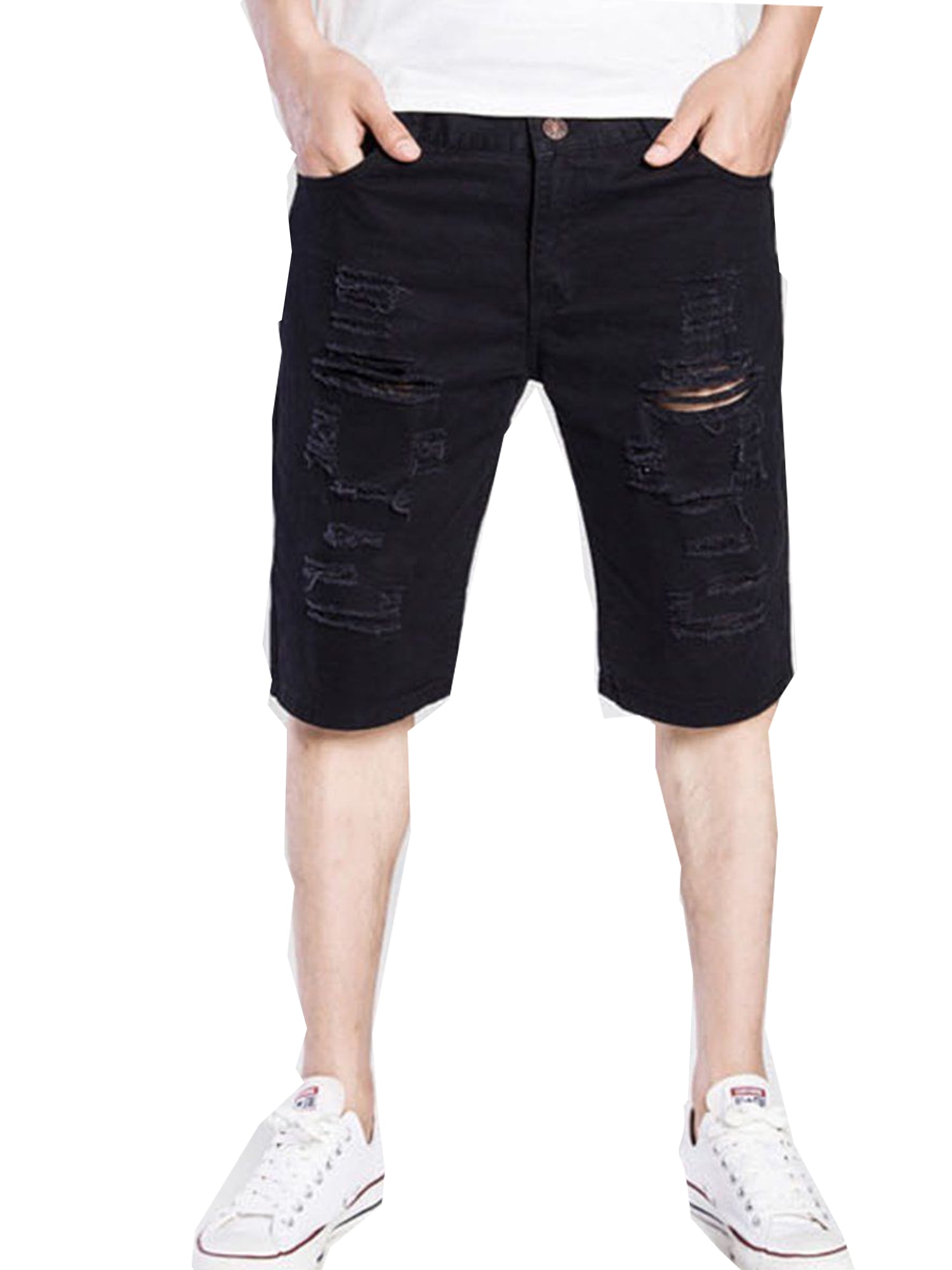 Mens Denim Shorts - Walmart.com | Black 