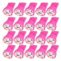 SCITOO 20 x T10 Epistar Festoon LED Pink 6000K Super Bright:4-3528-SMD ets 194 168 W5W 175 2825 161 LED Bulb Fit for Interior Dome Map Trunk Light Error Free