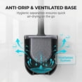 thumbnail image 4 of RV Toilet Bowl Brush, Toilet Brush Silicone Won't Damage Toilets, Wall Mounted Toilet Brush-Anti-Roll, Anti-Drip Design, Suitable for RV Travel Trailers and Campers, Made by RVers for RVers, 4 of 4