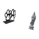 thumbnail image 5 of Servilletero De Hierro Multiusos, Porta Billetes Con Forma De Huella De Perro, Decoración Para El Hogar, Elegante Organizador, Dispensador De Pañuelos, Estatua De Guan Yin, Accesorios,, 5 of 8