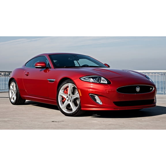 2011 Jaguar XKR Coupe US Car - 12x18 Inch Laminated Poster - Stunning Detail and Bold Colors