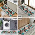 thumbnail image 6 of Colorful Geometric Triangle Diamond Pattern Kitchen Rug Mat,Kitchen Runner Rugs Non Skid Washable,Decorative Kitchen Floor Mats for Kitchen,Sink,Laundry,17"x47.2", 6 of 7