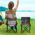 thumbnail image 5 of BZSMCE Camping Chairs Modern Winter Wonderland Pattern Folding chair, 5 of 8