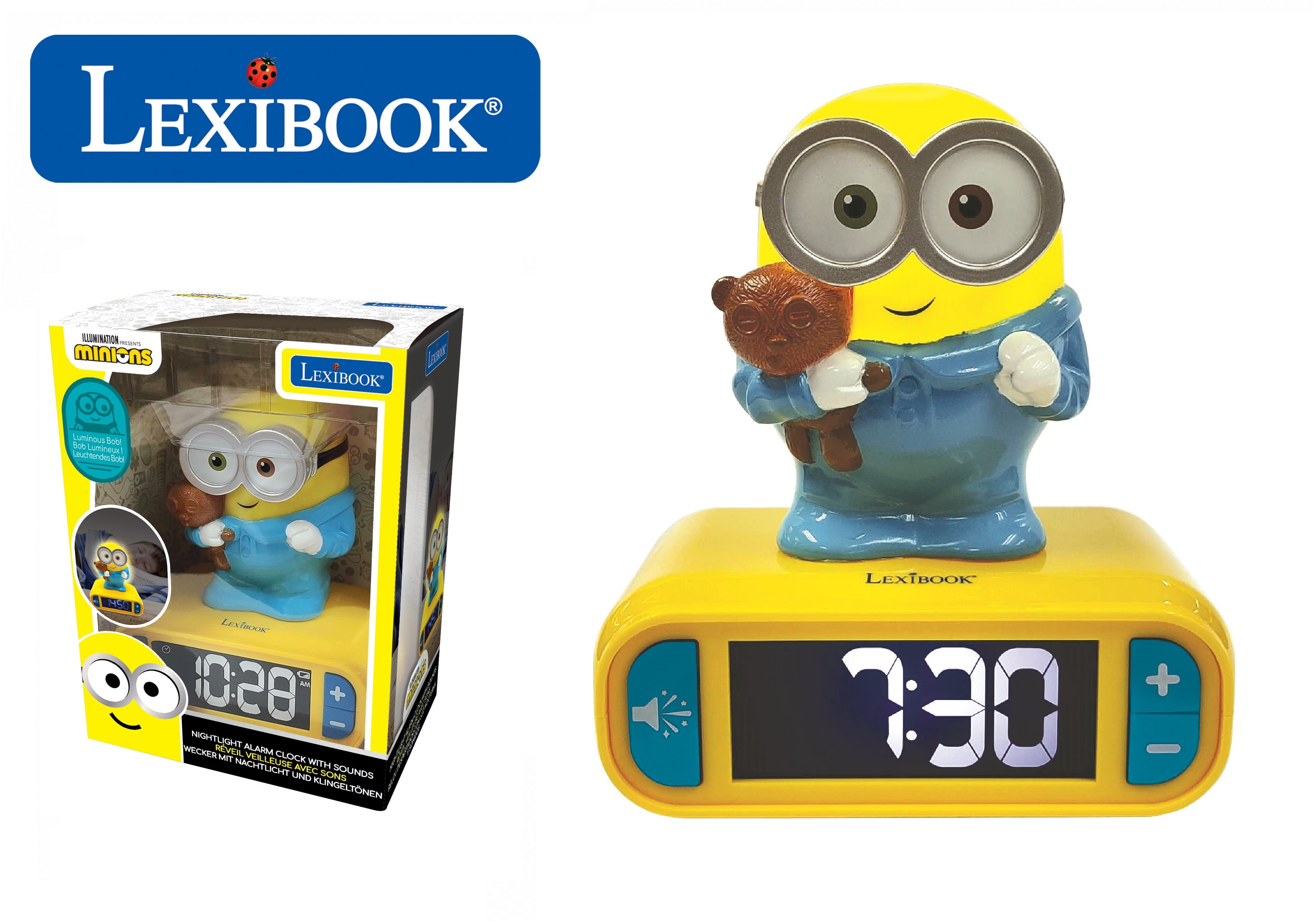 LEGO Brick Alarm Clock Yellow Walmart