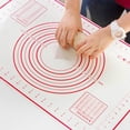 thumbnail image 4 of OULII Silicone Dough Rolling Mat Para Cocina Con Medidas Antiadherente Color Duradero, 4 of 8