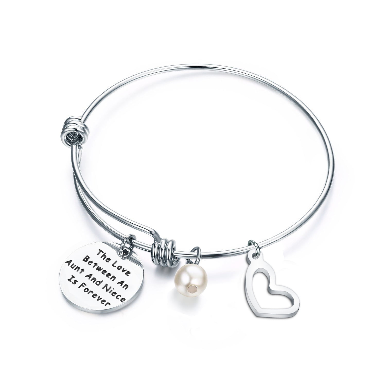 Amazon.com: BAUNA Niece Gift from Aunt Auntie Gifts Aunt Niece Pendant Necklace Niece Birthday Gift Graduation Gift (Aunt Niece Bracelet) : Clothing, Shoes & Jewelry