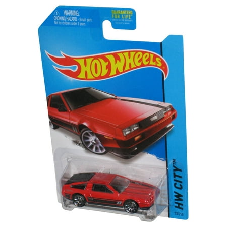 Hot Wheels HW City (2013) Red '81 Delorean DMC-12 Die-Cast Toy Car 33/250