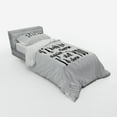 thumbnail image 3 of Ambesonne Romantic Bedding Set 4 Pcs, I'd Still Choose You, Queen, Black White, 3 of 3