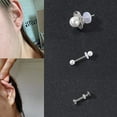 thumbnail image 2 of 50Pieces Silicone Disc Pad Stabilize Earlobe Supports Patches Clear Piercing Disc Easy to Stabilize Earrings for Women, 2 of 8