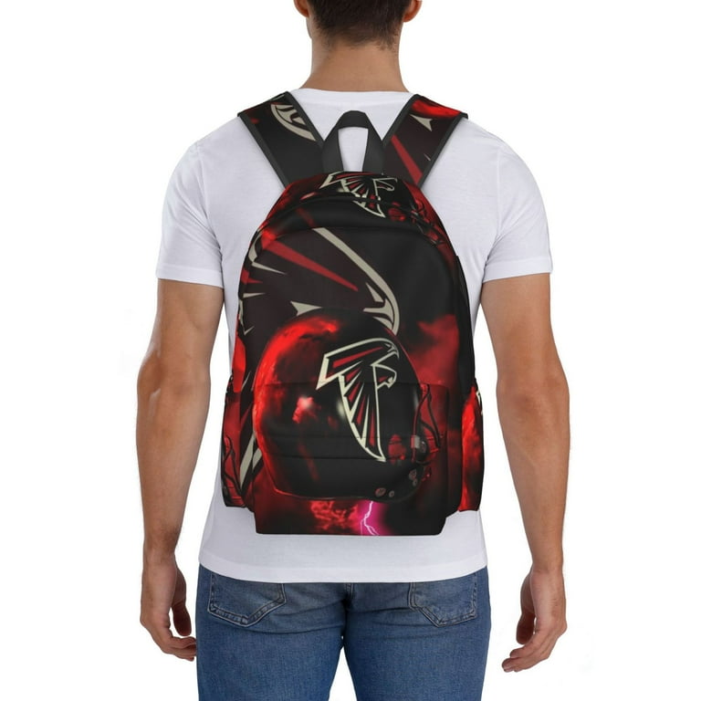 Atlanta Falcons Backpack 16.9in Fashionable Bookbag Sports Leisure School Bag Outdoor Travel Laptop Bag for Boys Girls Teenagers Adults Walmart
