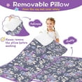 thumbnail image 3 of Pioneer Flower Floral Print Pattern Toddler Nap Mats for Kids Preschool,Sleeping Mat Bag or Kids,Toddler Sleeping Bag,Toddler Nap Mat or Daycare, 3 of 6