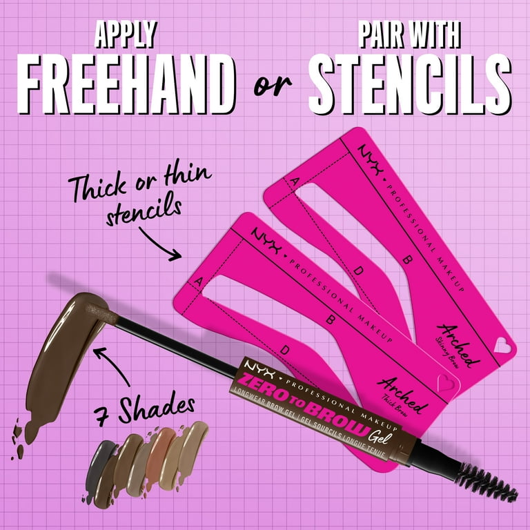 NYX Professional Makeup Zero to Brow Longwear Eyebrow Gel