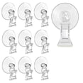 thumbnail image 1 of 10pcs Suction Cup Clips Transparent Sucker Clamp Bathroom Window Glass Suction Cup With Clip For Ad, 1 of 5