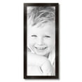 thumbnail image 2 of ArtToFrames 11x26" Wooden Finish Mahogany Picture Frame, Brown Wood Poster Frame, with Regular Acrylic and Foam Backing 3/16 inch (FBPL-4958), 2 of 7
