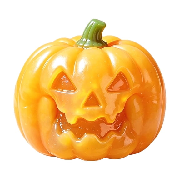 Pumpkin Fidget Toy Slow Rising Stress Relief Pinch Toy Soft Silicone Stress Relief Fidget for Office Travel Stress Relief