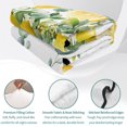 thumbnail image 4 of Full Quilt Set 78''x90'', Lemon Eucalyptus Lightweight Bedspread Coverlet Set with 2 Pillow Shams, Farm Flower Fruit Country Boho Summer Breathable All Season Quilt Bedding for Bedroom/Guest Room, 4 of 9