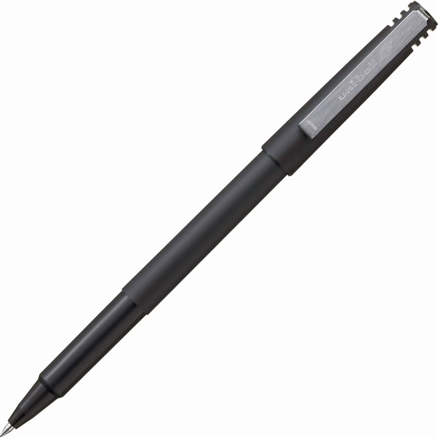 uni-ball Vision Rollerball Pens, Fine Point (0.7mm), Black, 12 Count