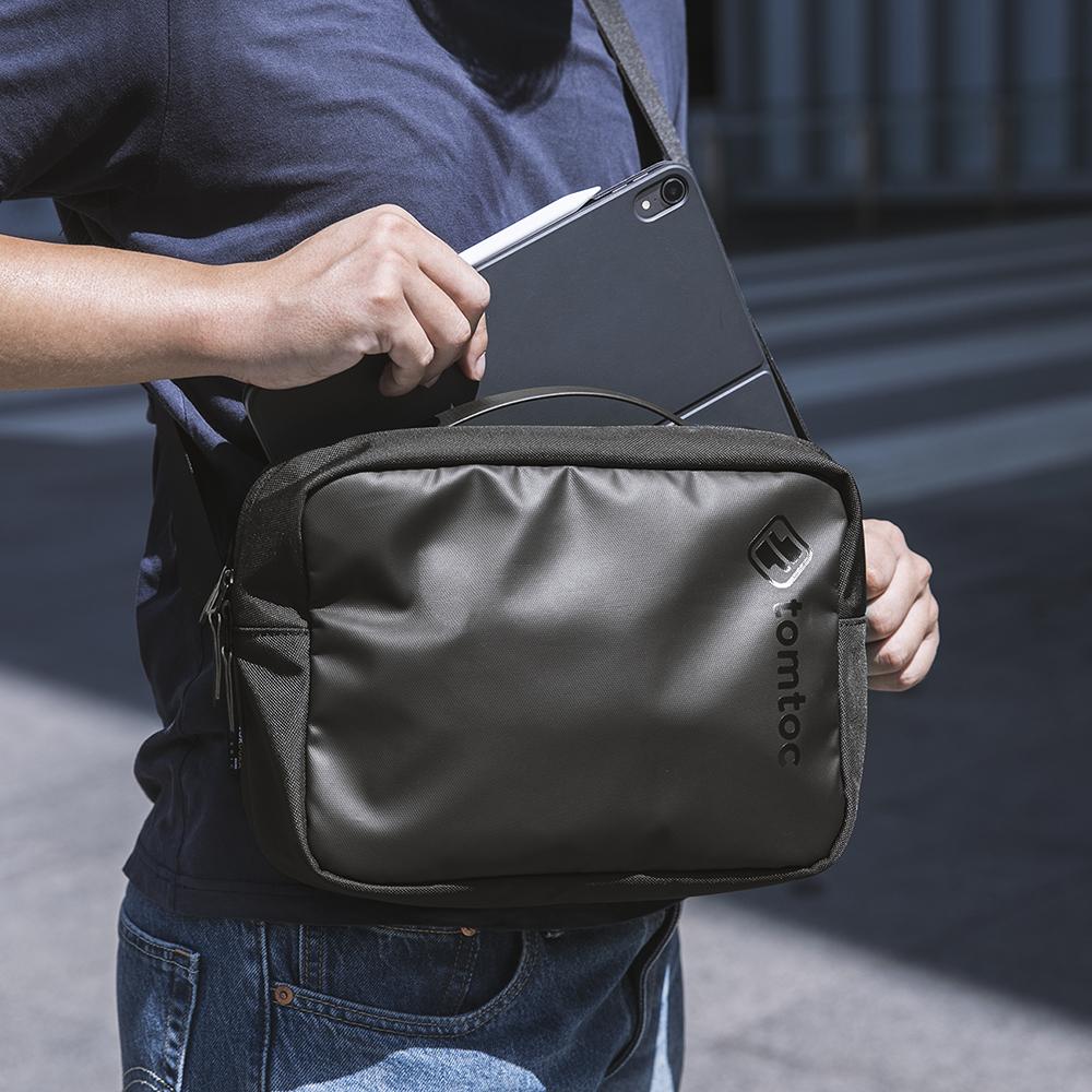 tomtoc messenger bolsa