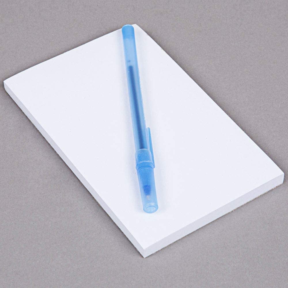 Netko White Plain Note Pads- 2 x 100 Sheets Blank Writing Pads, Memo Pads for Multipurpose Use|3 x 5 inches