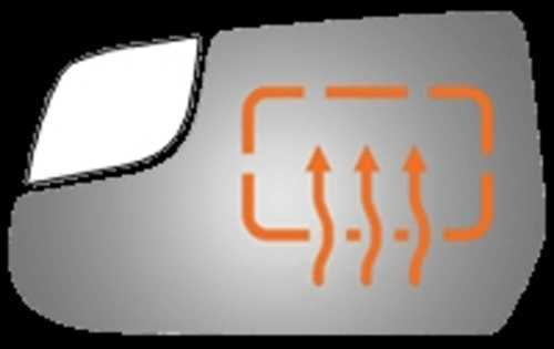 Burco Side View Mirror Replacement Glass - Clear Glass - 4482H
