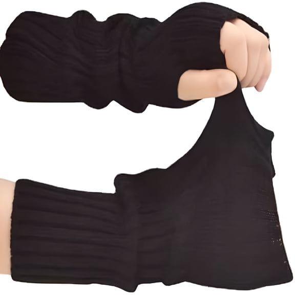 TELOLY Arm Warmers Kawaii Long Arm Sleeve Fingerless Mittens Gloves Cute Emo Goth Accessories