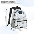 thumbnail image 4 of Fotbe Cartoon Planets Lightweight Casual Laptop Backpack for Men and Women, Daily use Waterproof backpack, Backpack for College, 4 of 8