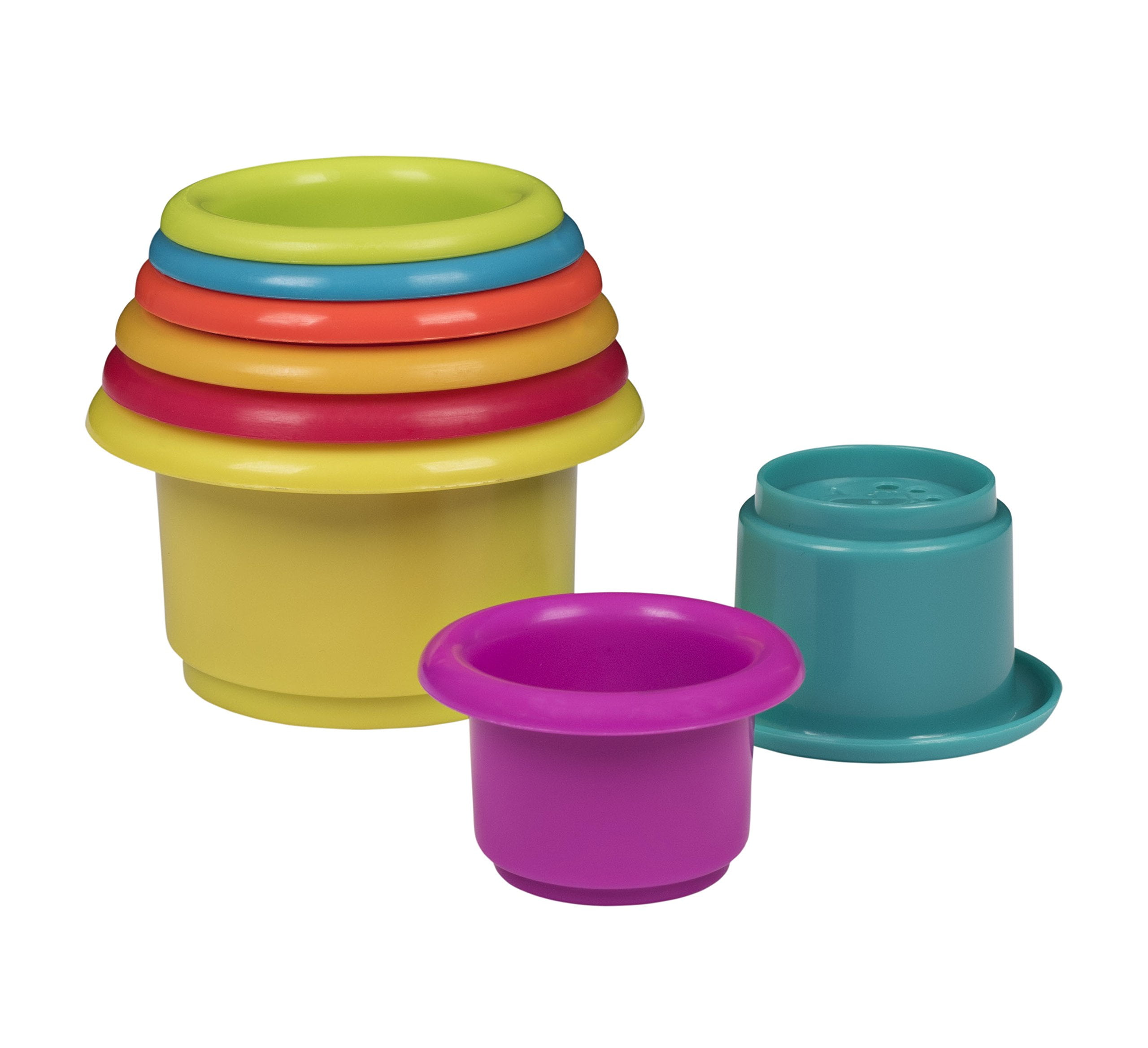 Baby Products Online - 10pcs Baby Stacking Cups for Toddlers 1-3, Rainbow  Nesting Cups, Toy Cup for High Baby Stacking, Animal Figure Design, Drain  Holes for Toys No - Kideno