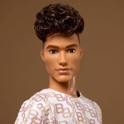 Barbie Basics Collectible Ken Doll, Model 10 with Brunette Hair in Shirt & Shorts with Matching Print