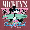 thumbnail image 3 of Disney - Mickey & Friends - Mickey's Surf Club - Miami Retro Colors - Women's Racerback Tank Top, 3 of 5