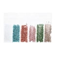 thumbnail image 4 of Uxcell 6Pcs Crushed Glass Chips High Luster Irregular Glass Chips 1.06 oz Transparency, Lake Blue, Roes Gold, Green, Red, Gold, 4 of 4