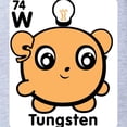 thumbnail image 2 of CafePress - Cute Element Tungsten W - Cute Infant Baby Football Bodysuit, 2 of 3