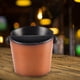 thumbnail image 3 of Cubo de acero inoxidable para café en polvo para el hogar, contenedor para café expreso Estuche de cuero redondo, 3 of 8