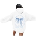 thumbnail image 5 of Women Sweatshirts Women's Hoodie Sweatshirt with Pocket for Everyday Comfort and Casual Style White M, 5 of 7