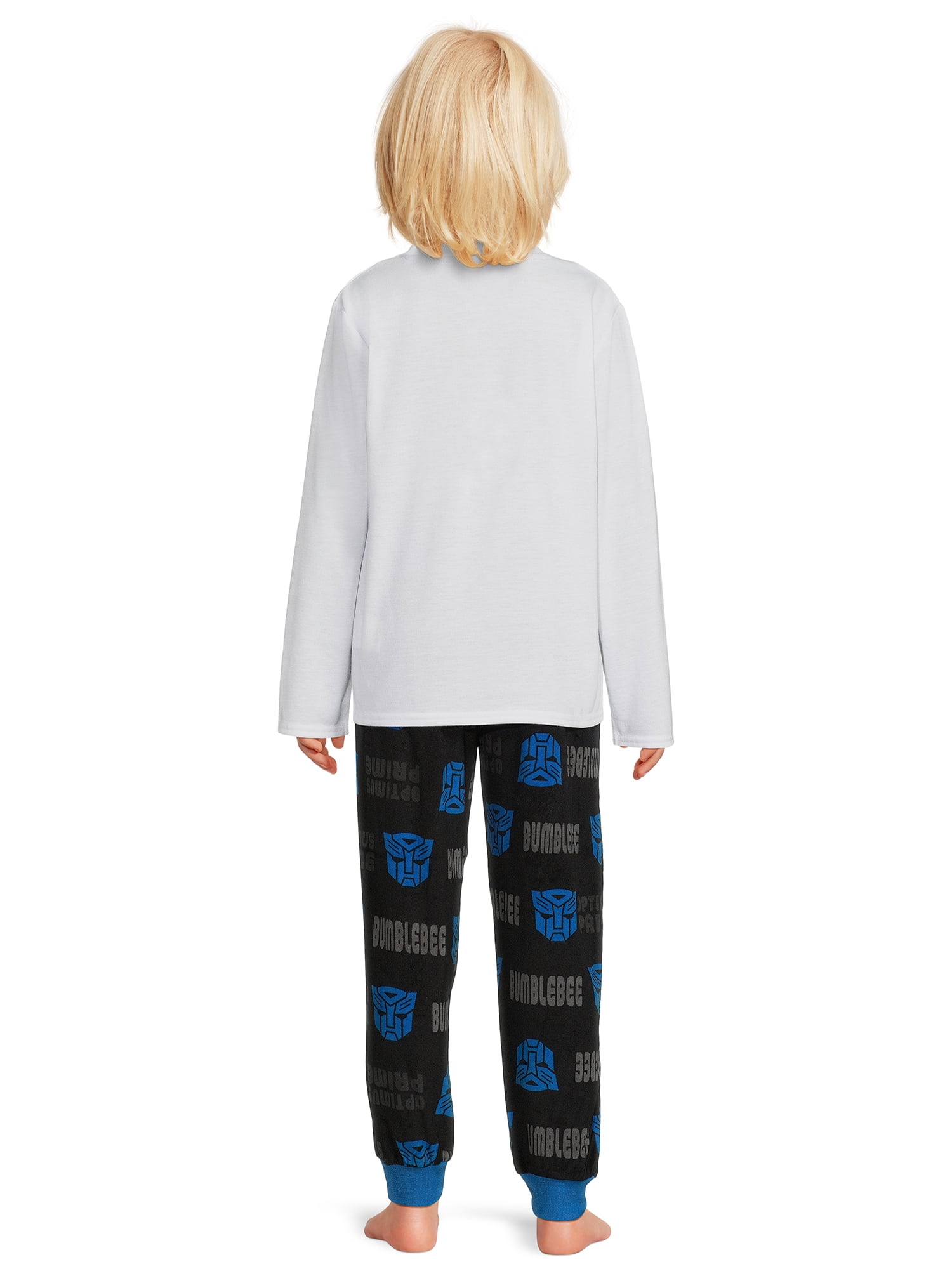 Transformers Boys’ Long Sleeve and Jogger Pant Pajama Set, 2-Piece Set, Sizes 4-12