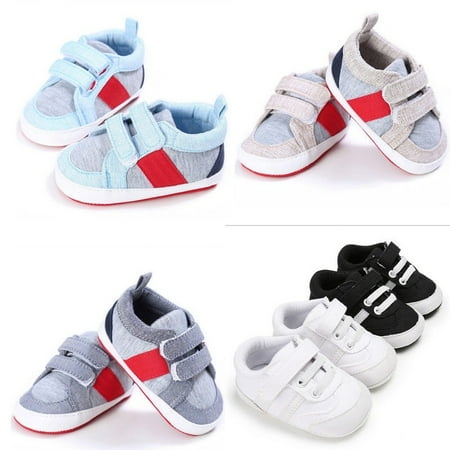 Infant Baby Shoes Boys Girls Soft Sole Sneaker Crib Shoes Size For 3 ...