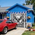 thumbnail image 6 of 250 Years Anniversary Garage Door Cover Banner 7 x 8 FT, American 1776-2026 Eagle Flag Garage Door Curtains Backdrop with Grommets for Indoor Outdoor Wall Party Porch Yard Decorations Background, 6 of 8