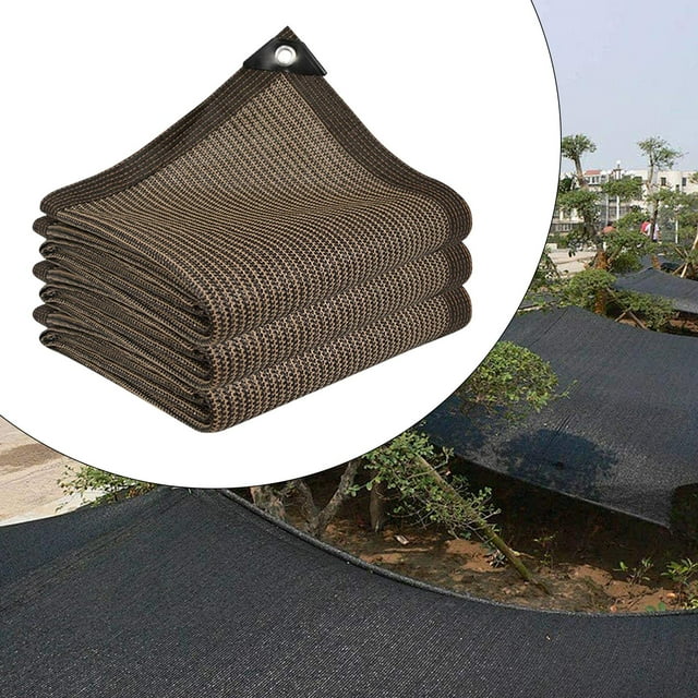 Lona de malla con ojales Red de sombra Fácil de instalar Cubierta de sombra espesante para piscinas Jardín Patios Coche 2mx5m