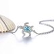 thumbnail image 3 of Blue Opal Turtle Bracelet Sterling Silver Bracelet Women's Jewelry New Edition Level 4 Adjustable Bracelet, 3 of 4