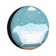 thumbnail image 1 of Balery Bathtub with Soap Bubbles Cubiertas para Neumáticos - Protector Resistente para Neumáticos de Camioneta, SUV, Remolque, Camper y RV-17 inch, 1 of 6