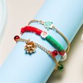 thumbnail image 5 of Yoyauz Christmas Bracelet Set for Ladies Girls Santa Claus Christmas Tree Bell Elk Snowman Gift Charm Adjustable Bracelet For Christmas Accessories Decoration Jewelry Gifts, 5 of 6